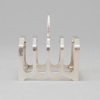 A Four silver toast racks by  silver, Turner & Simpson, Sheffield, 1935.