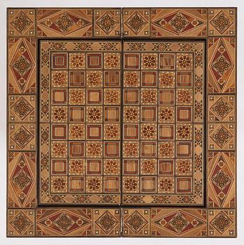 Spelbord, Damaskus Syrien, omkring år 1900.