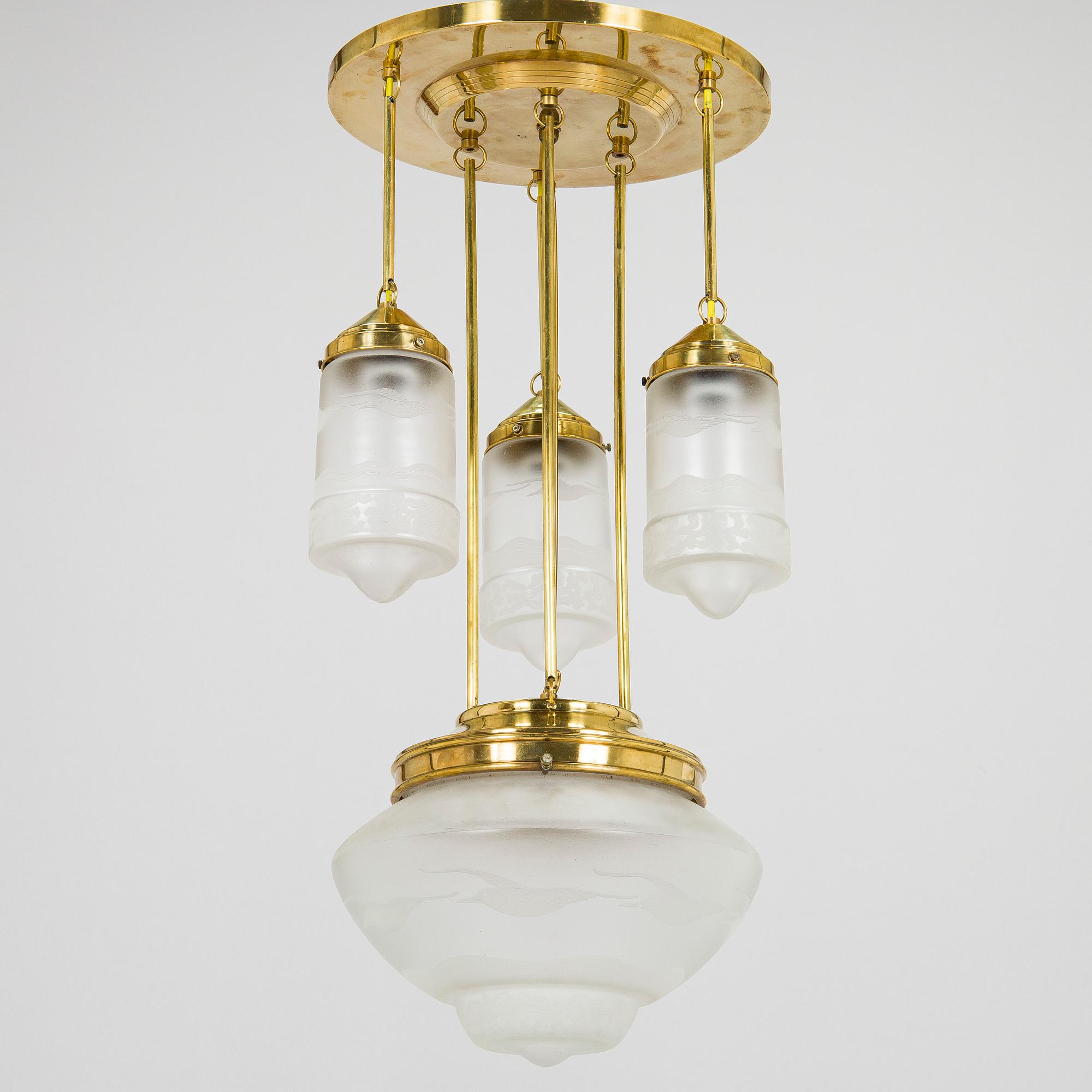 Taklampa, tidigt 1900-tal.