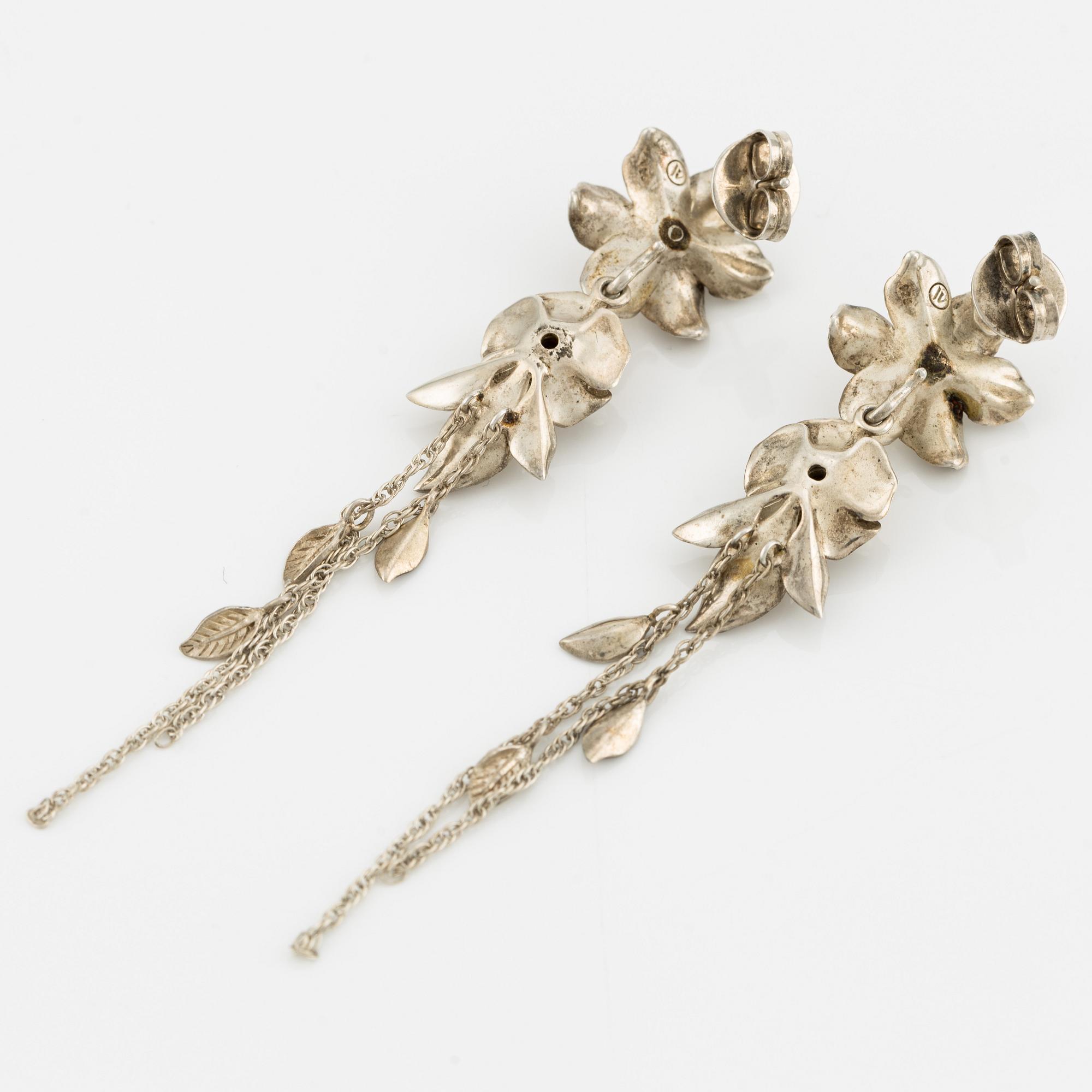 Lars Wallin Jewelry ett par örhängen sterlingsilver.