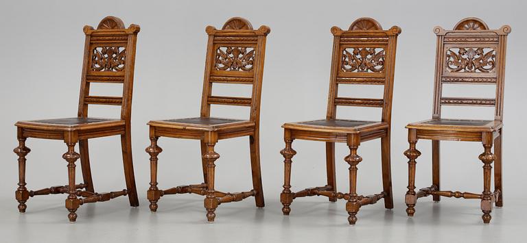 STOLAR, 4 st, senempire, 1800-talets mitt.