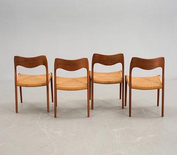 STOLAR, 4 st, Niels O Møller, J L Møller, Danmark, 1960-tal.