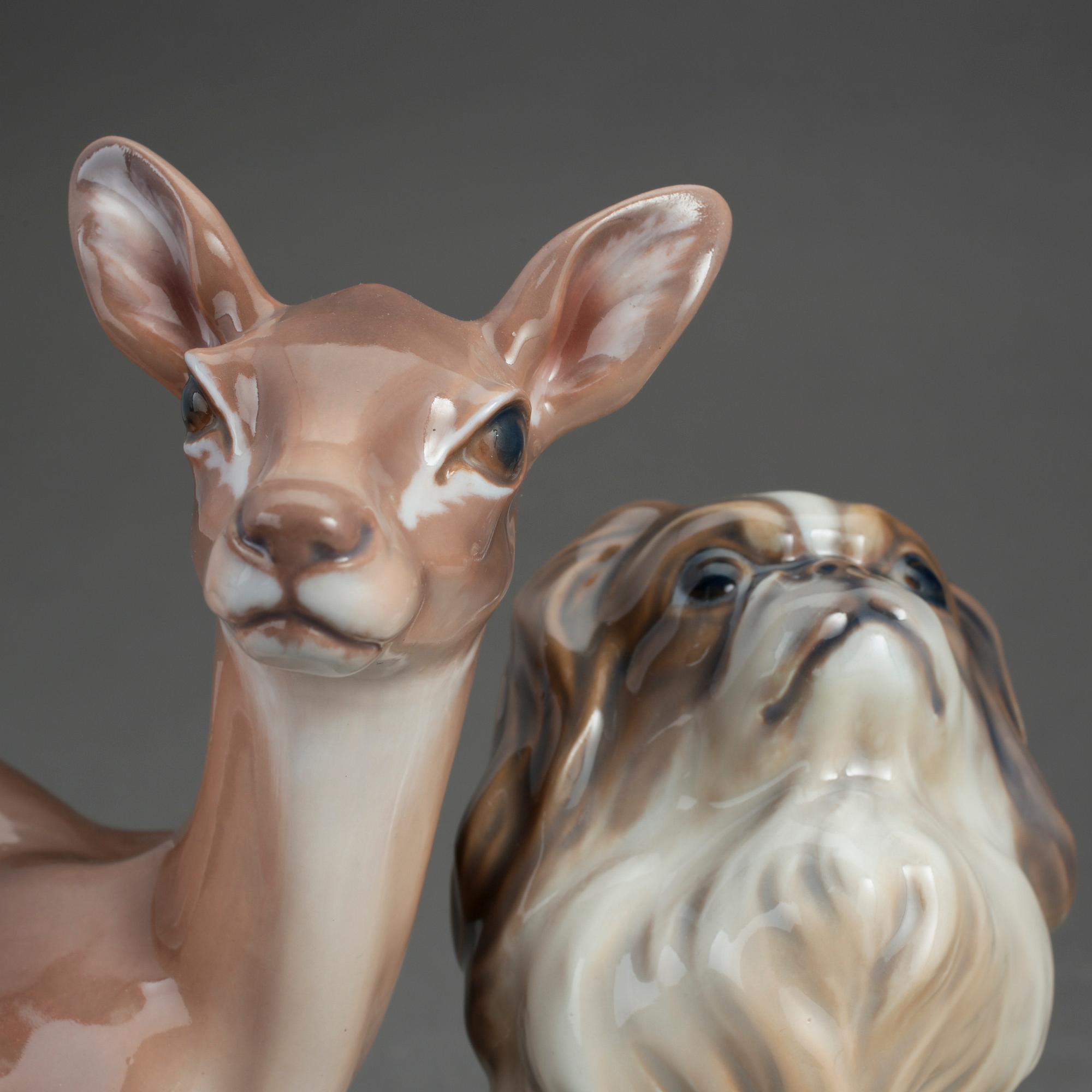 FIGURINER, 2 st, porslin, Dahl Jensen.