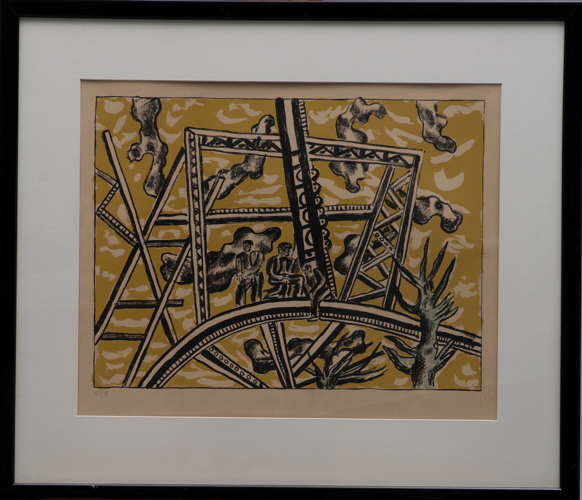 FERNAND LÉGER, litografi, stämpelsignerad och numrerad 23/75.