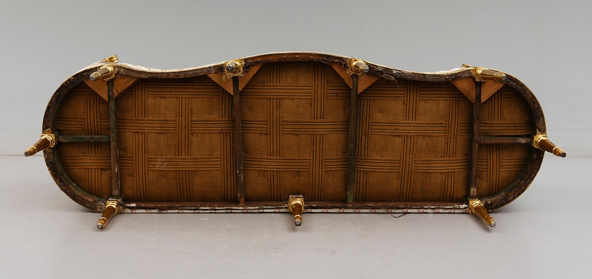 SOFFA, gustaviansk, 1700-talets andra hälft.
