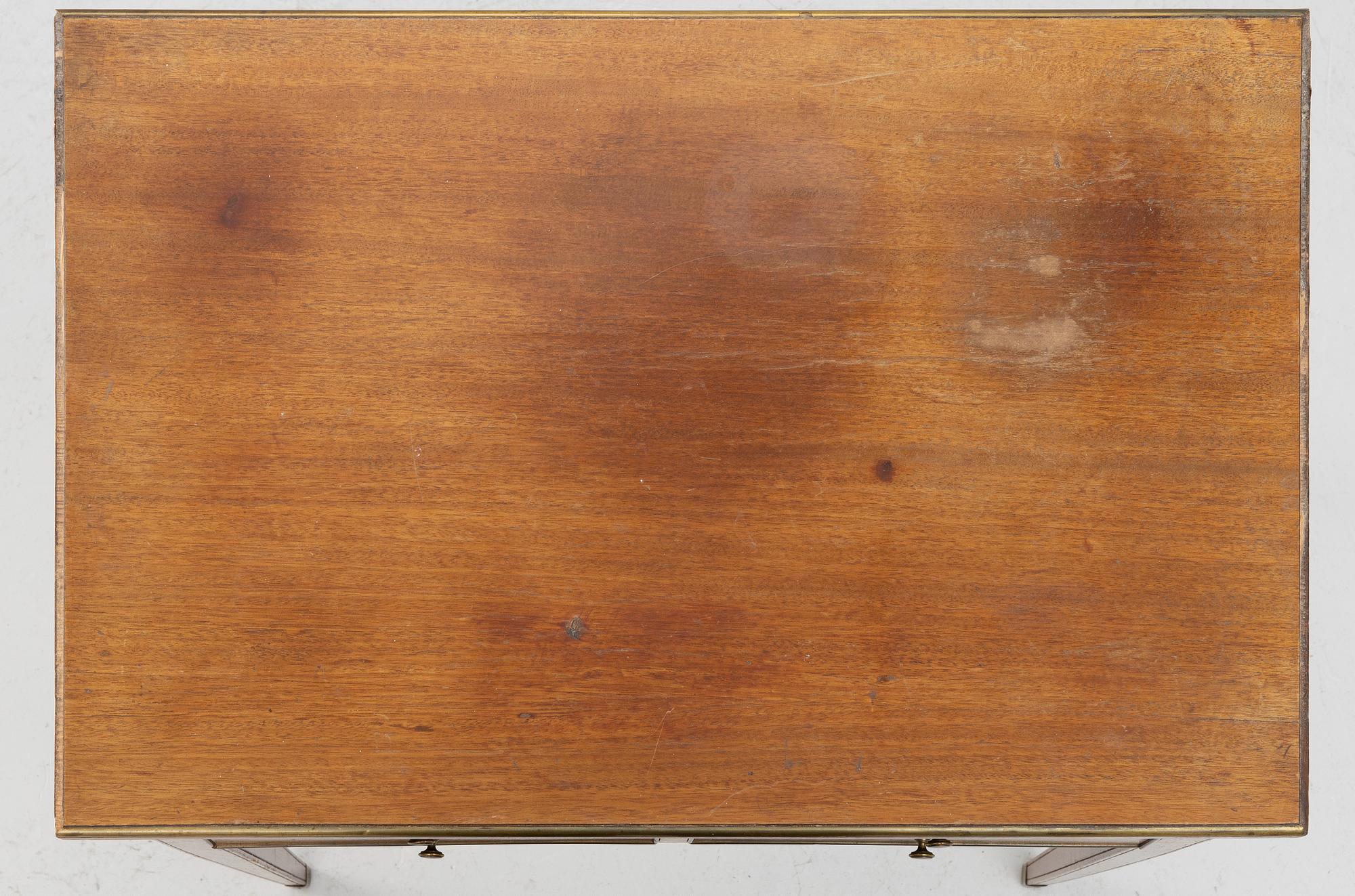 A Gustavian style table, 19th Century.