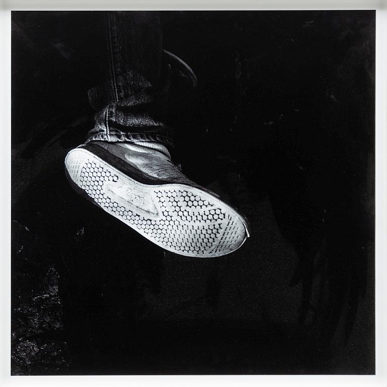 Robert Zuckerman, "Suspended Sneaker".