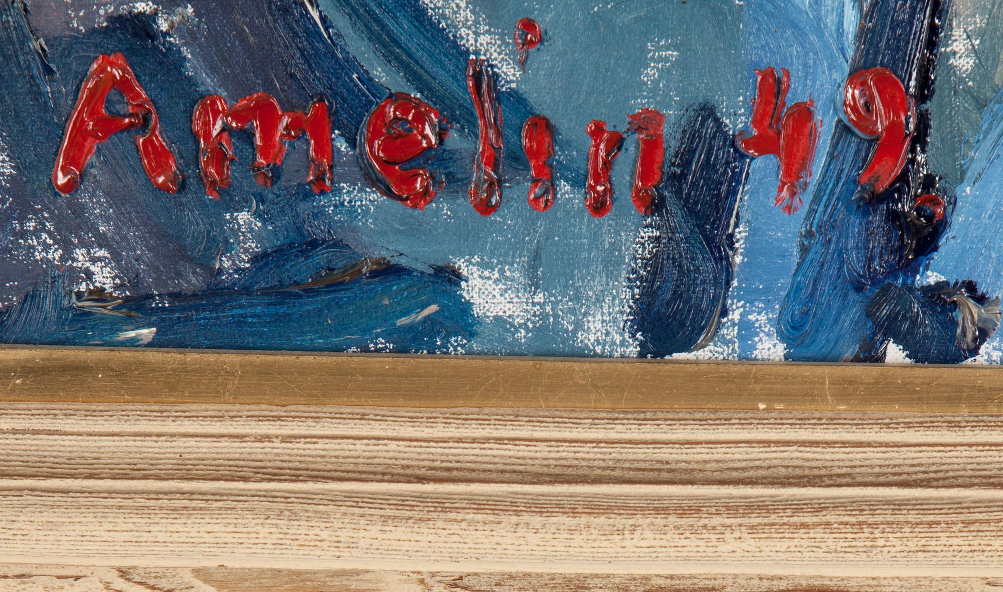 ALBIN AMELIN, oil on canvas, signed Amelin and dated -49.
