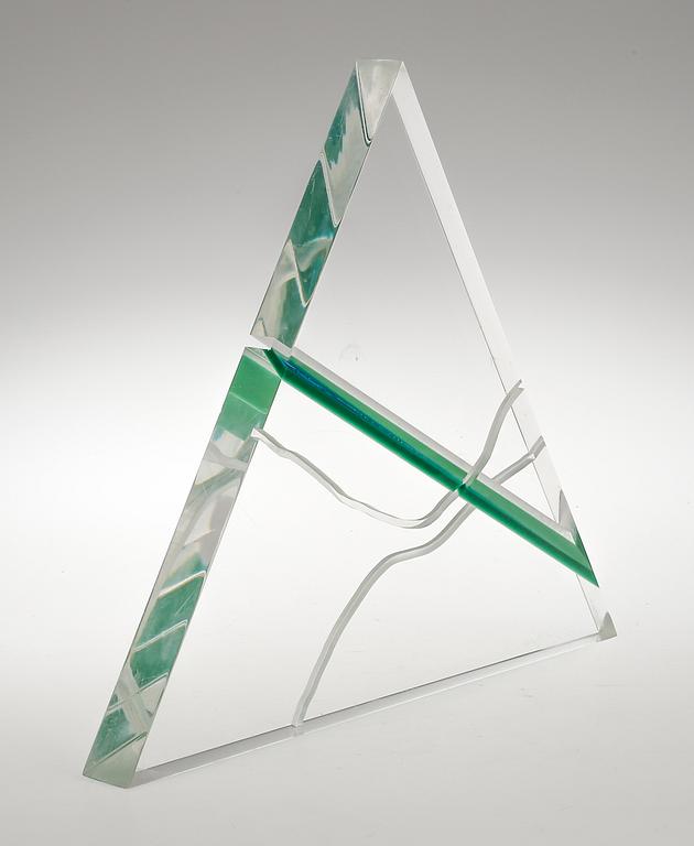 AXEL KNIPSCHILD, multipel, plexiglas. Signerad och daterad 1975.