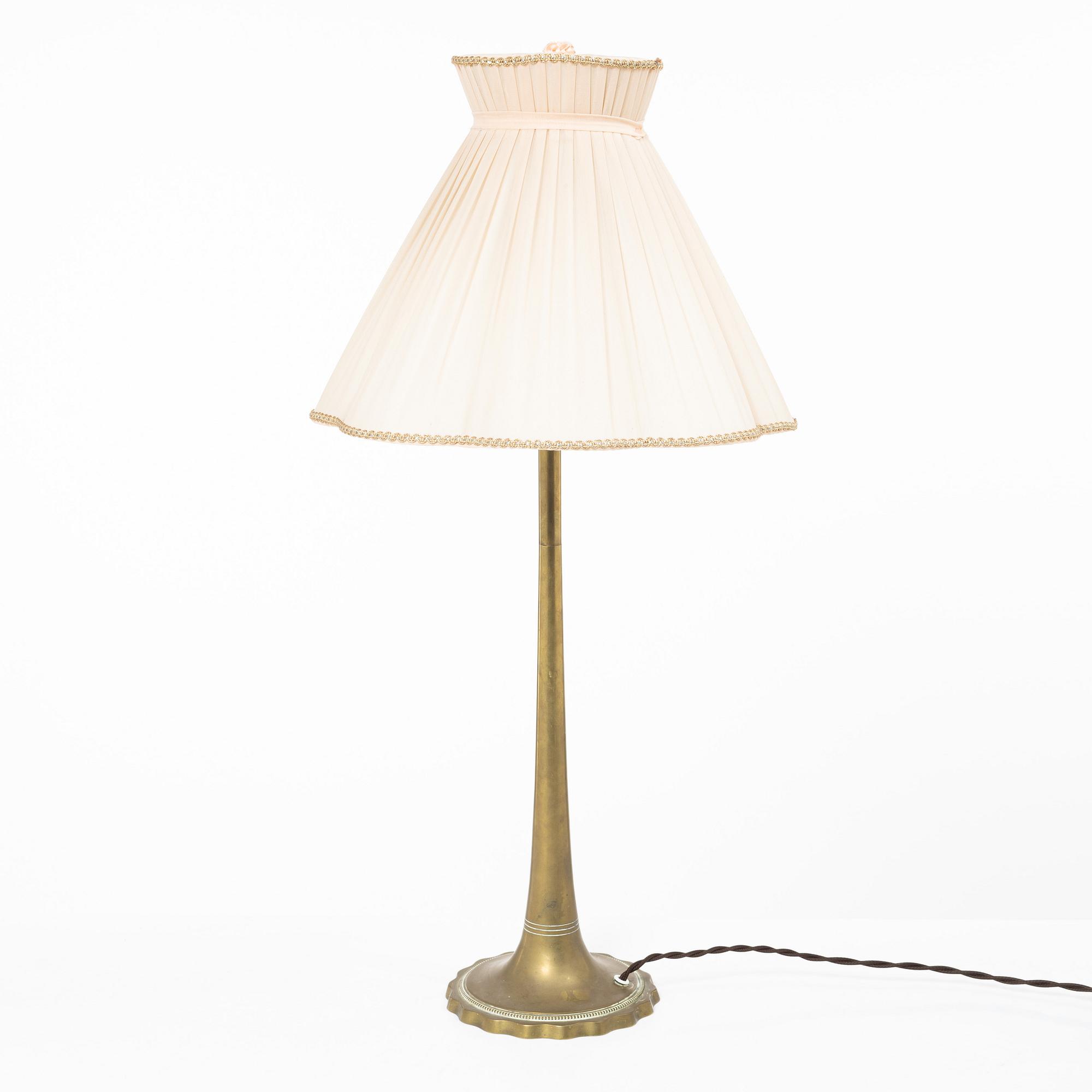 Table lamp, likely Denmark, 1930s-40s.