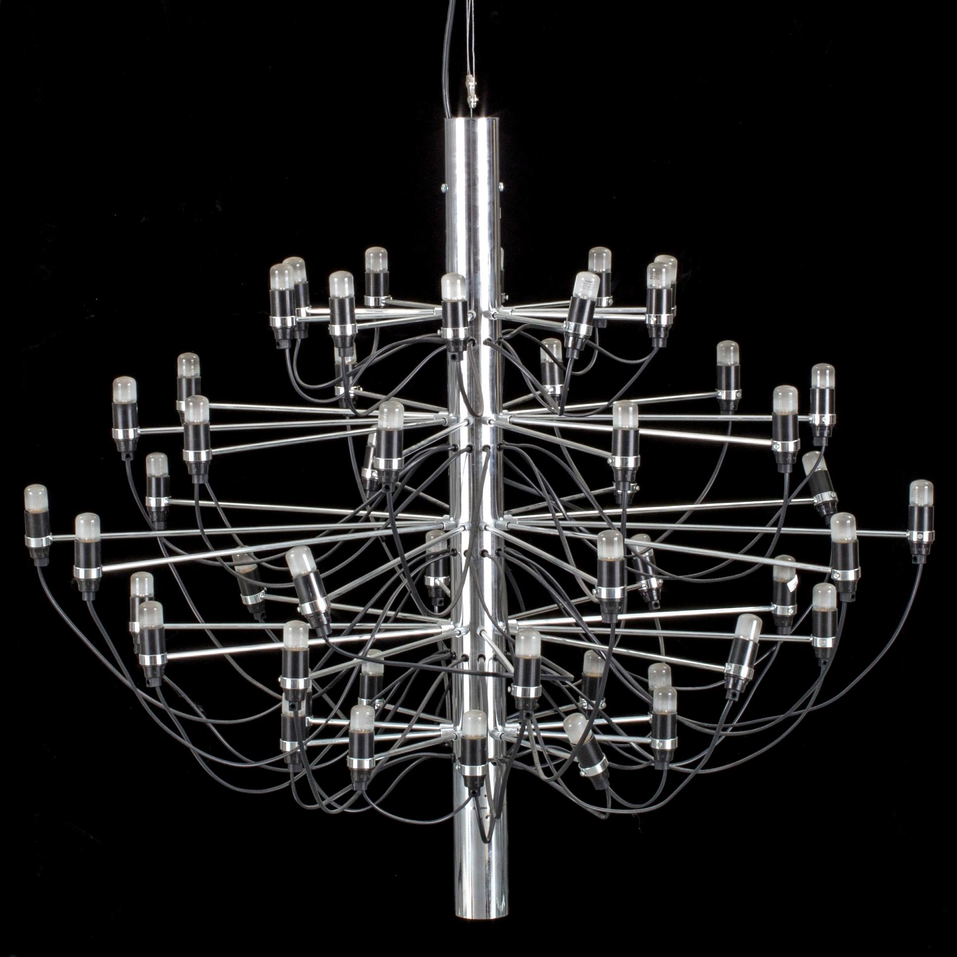 TAKLAMPA, "2097/50", Gino Sarfatti, Flos, Italien, 2000-tal. Höjd ca 88 cm.