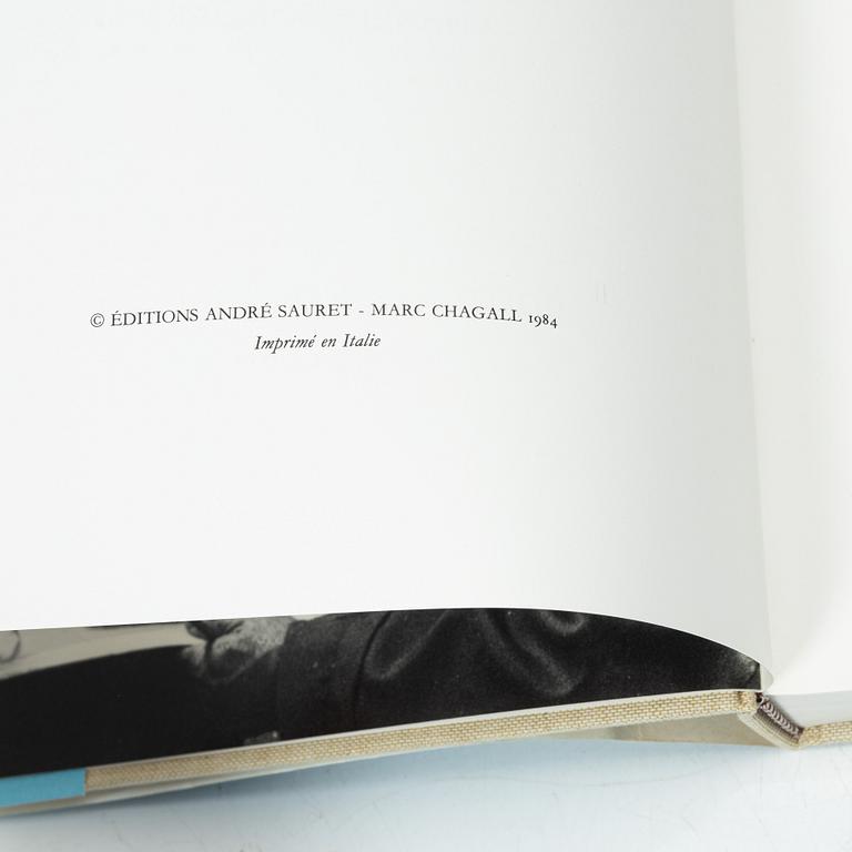 Marc Chagall, böcker, 6 st, "Chagall Lithographe I-VI, 1922-1985", Fernand Mourlot.