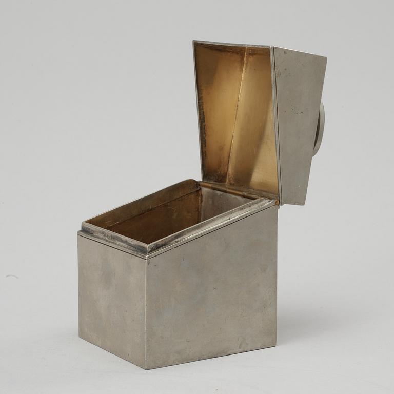 A Estrid Ericson pewter box by Svenskt tenn 1944.