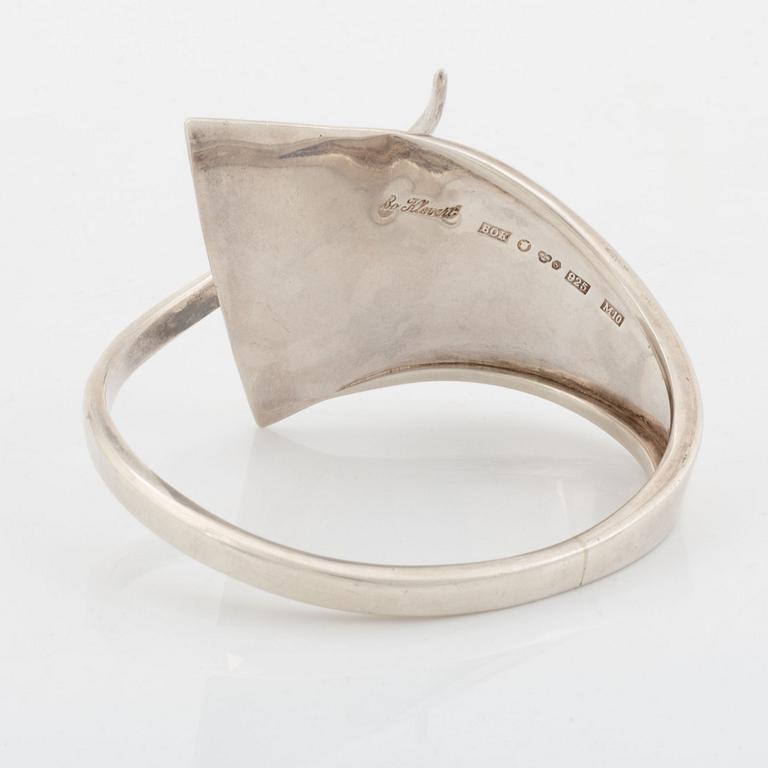 Bo Klevert, silver bangle.