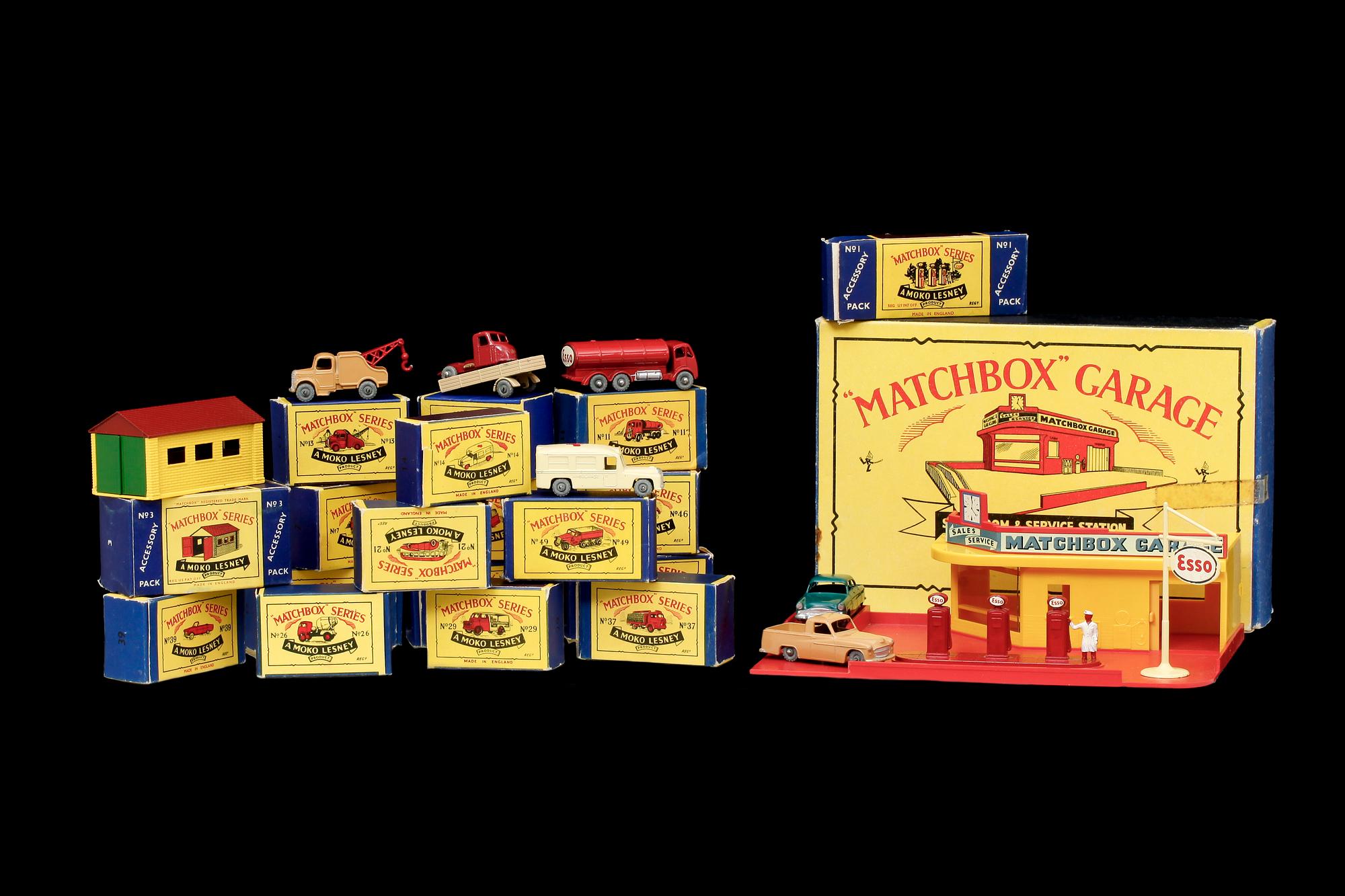 PARTI LEKSAKER, ca 21 delar, Matchbox, bl a leksaksbilar.
