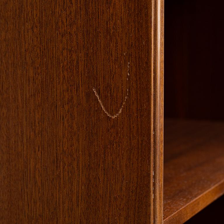 Mogens Koch, cabinets, a pair, and 6 shelves, "Byggereolen", Rud Rasmussens Snedkerier. Denmark, second half of the 20th century.