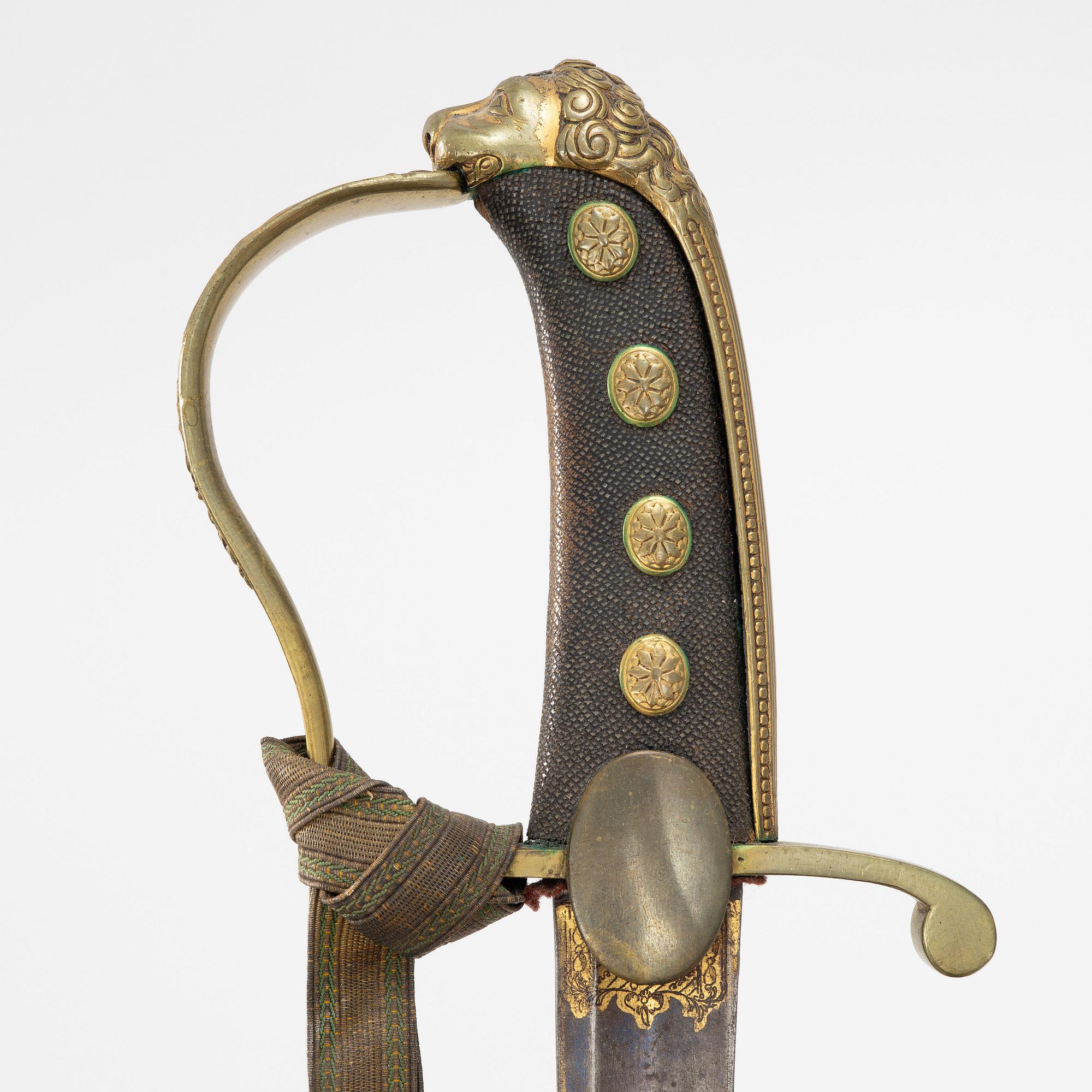 A Swedish officer's sabre from around the year 1800.