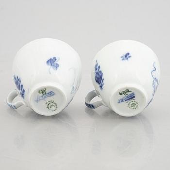 Royal Copenhagen, a 27-piece coffee service, 'Blue Flower', Denmark.
