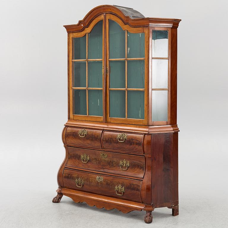 Display cabinet, 20th century, Louis XV style.