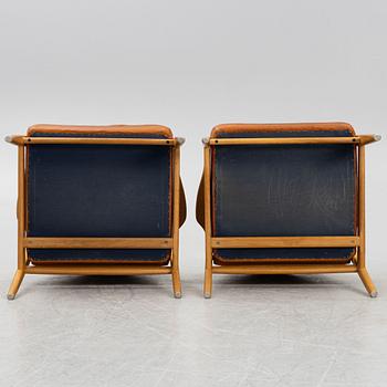 A pair of easy chairs, OPE-möbler, Sweden, 1950's/60's.