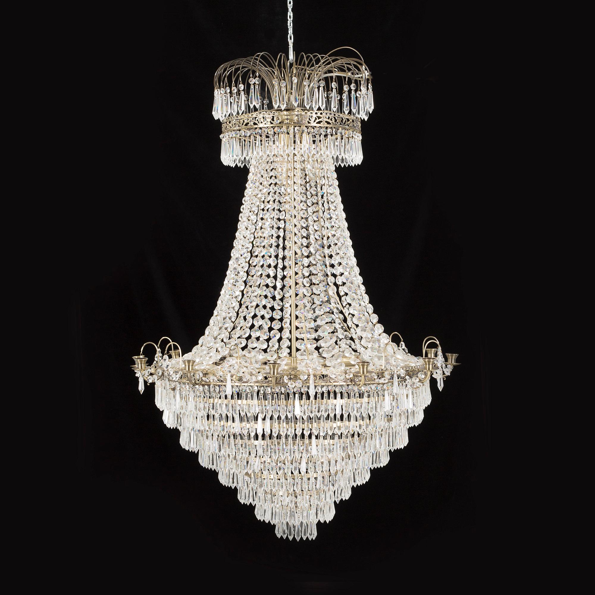 An empire style chandelier from around the year 2000.