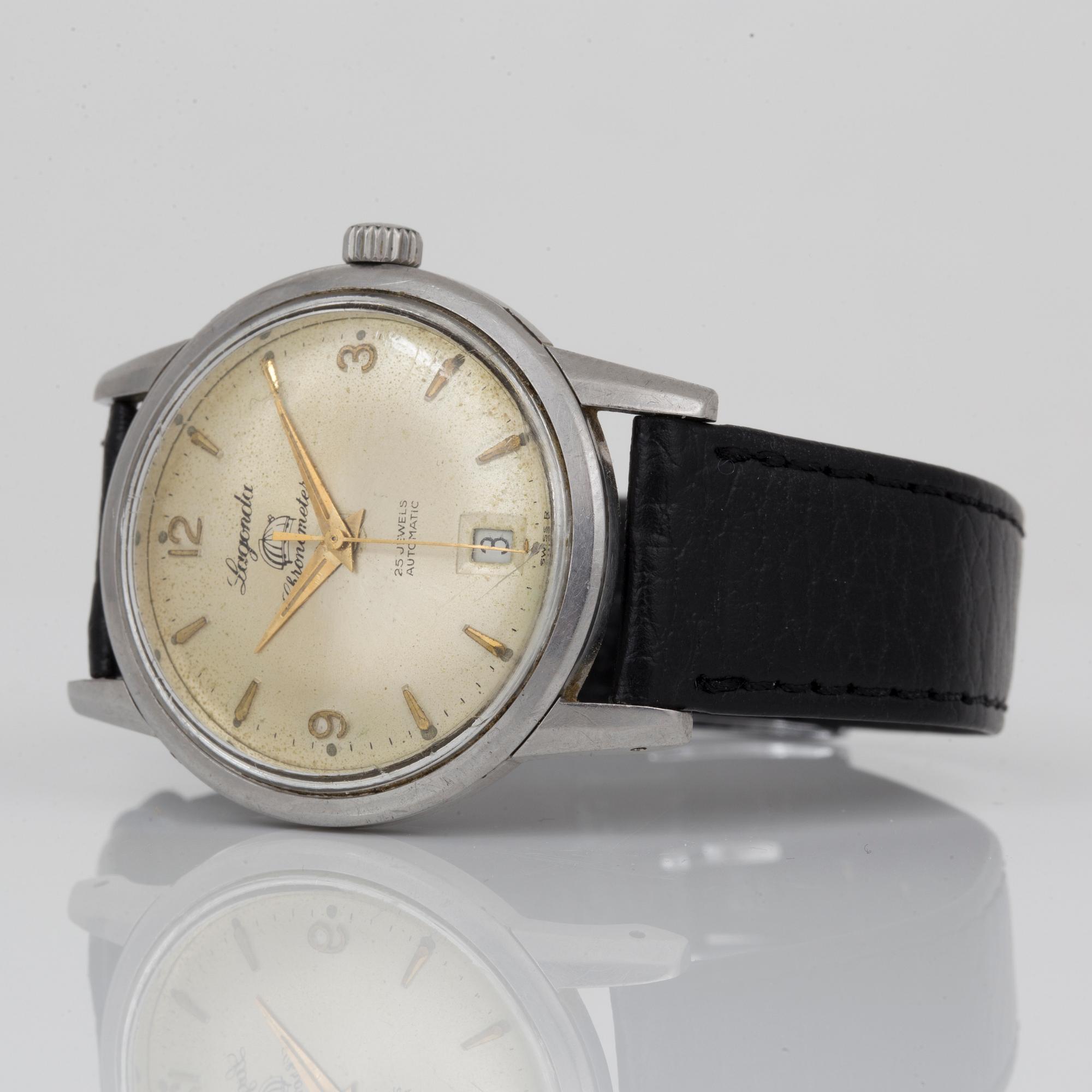 LAGONDA, Chronometer, wristwatch, 35,5 mm,