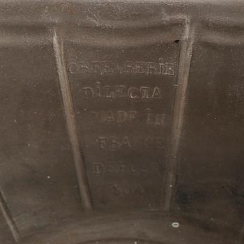 JARDINÄRER, 1 par, kromad metall, art déco, Frankrike, 1900-talets första hälft.