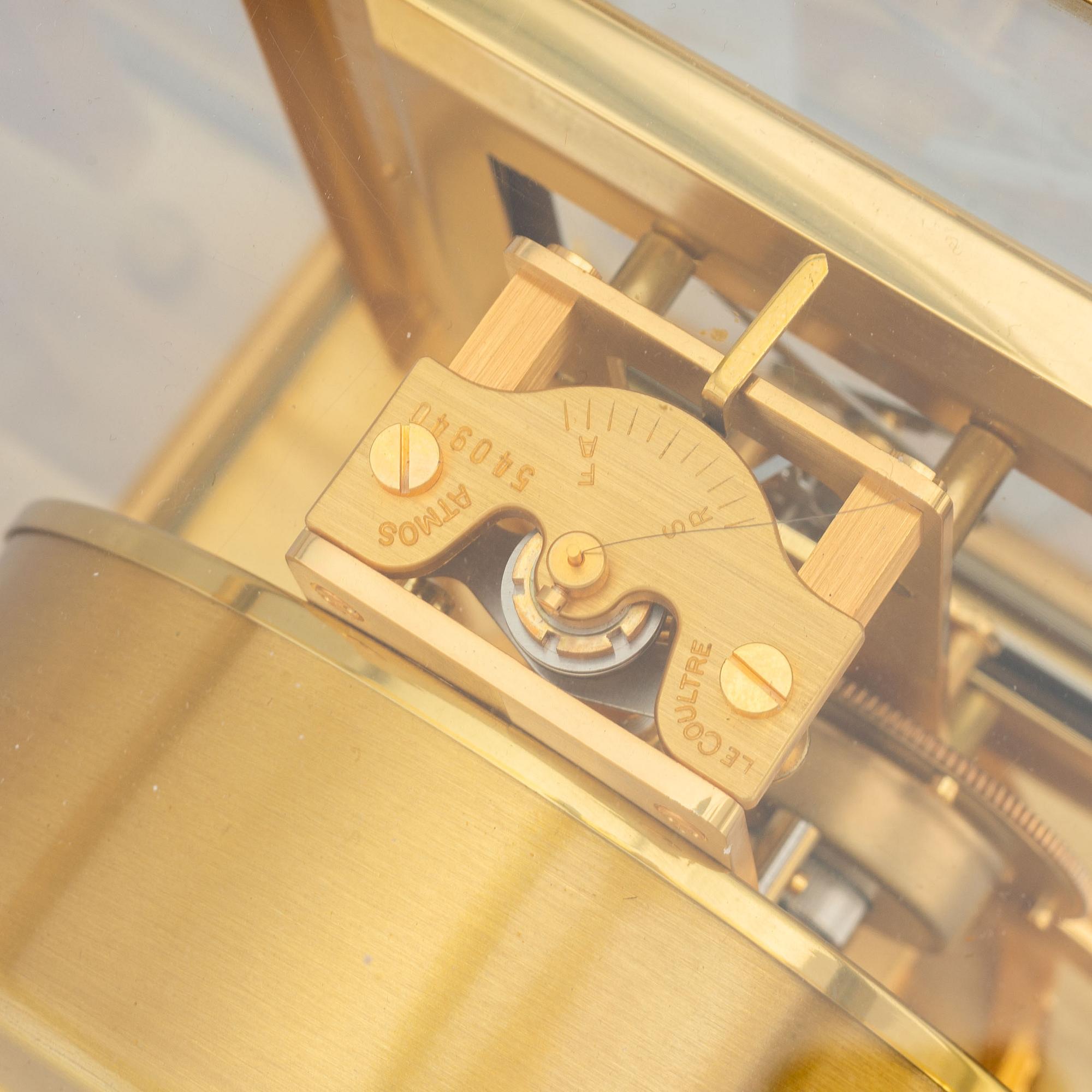 Jeager LeCoultre, Atmos, table clock, 1960's/70's.