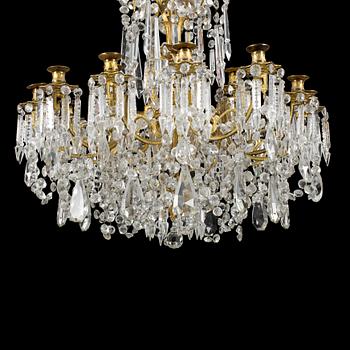 An oscarian chandelier late 19th century.
