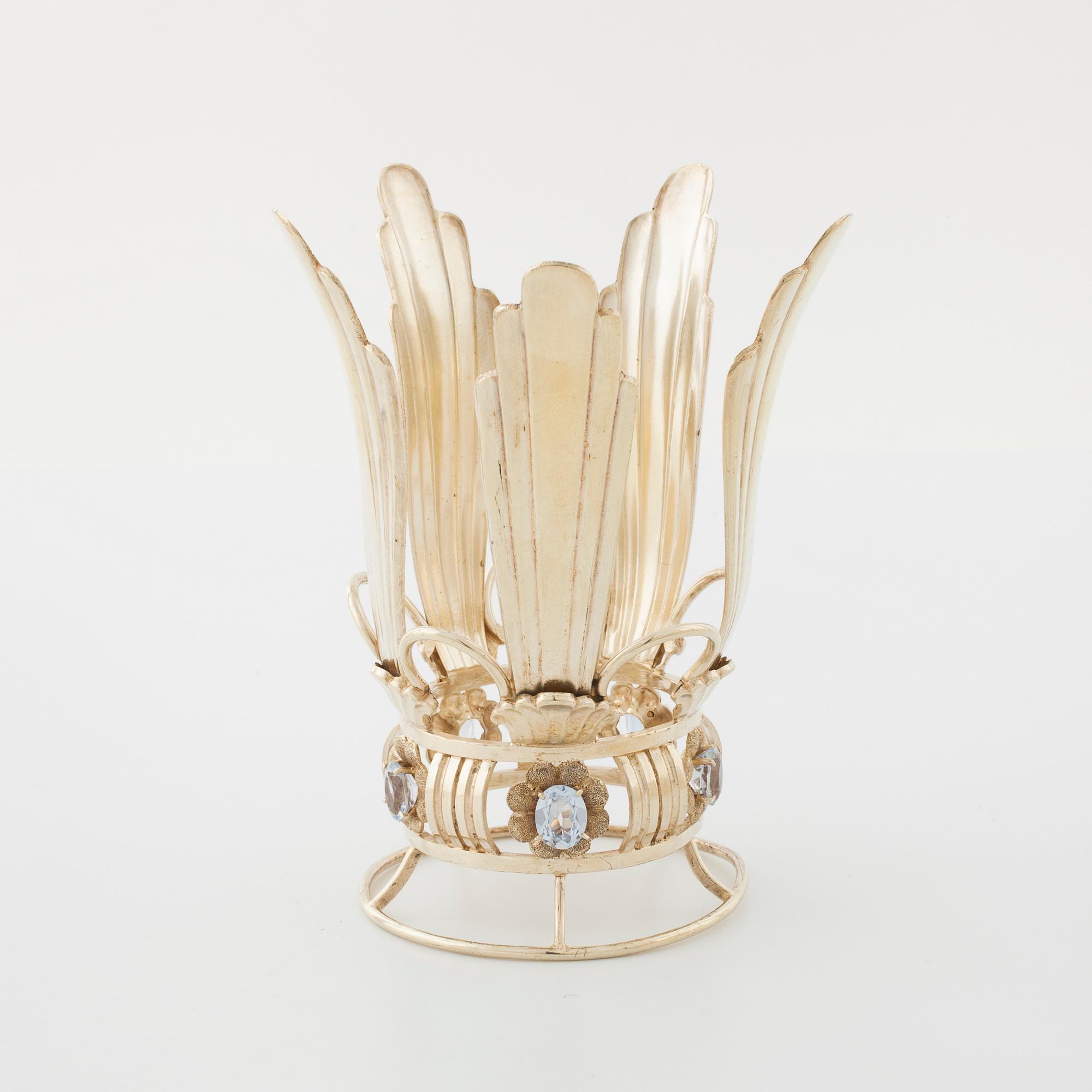 A bridal crown by Ceson, Göteborg, 1945.