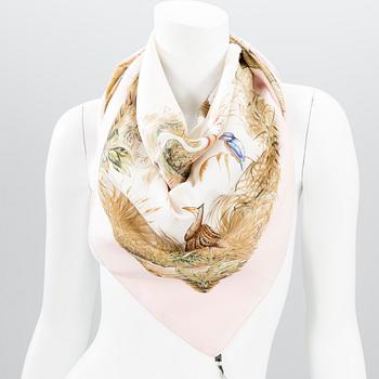 HERMÈS Two SIlk Scarfs.