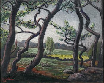 ARVID CARLSON, oil on canvas, signed and dated 1948.