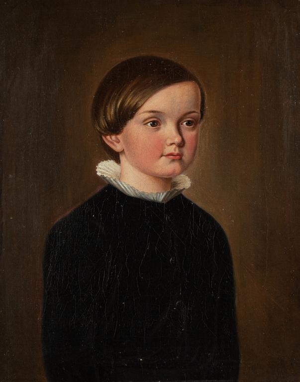 Unknown artist, 19th century, Portrait of a boy.