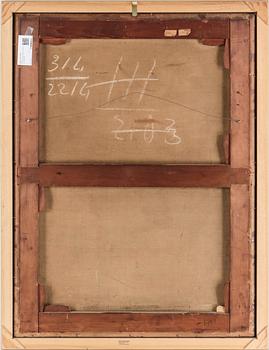 OKÄND KONSTNÄR, olja på duk, 1800-tal.