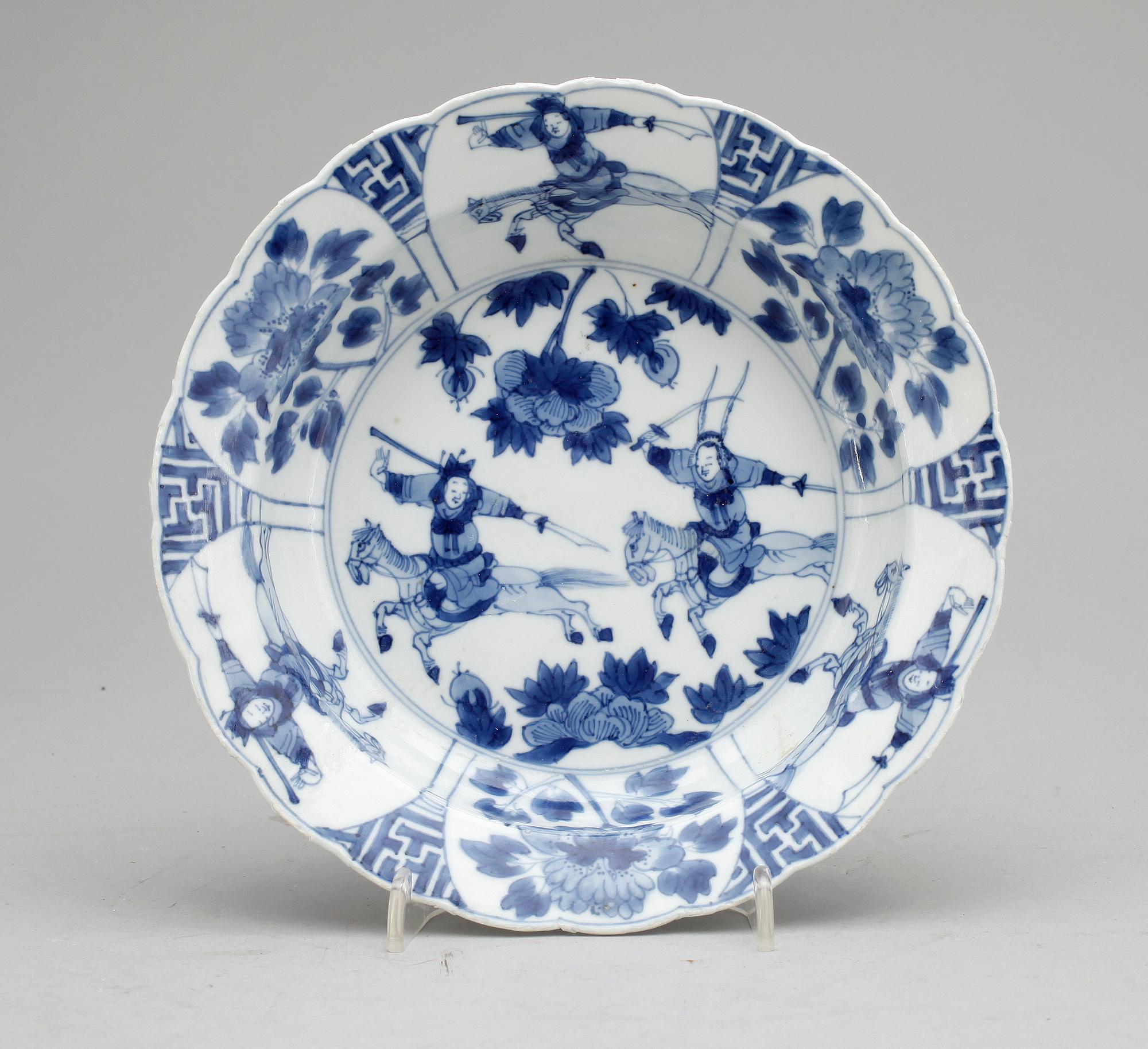 SKÅL, porslin, Kangxi (1622-1722), Kina.
