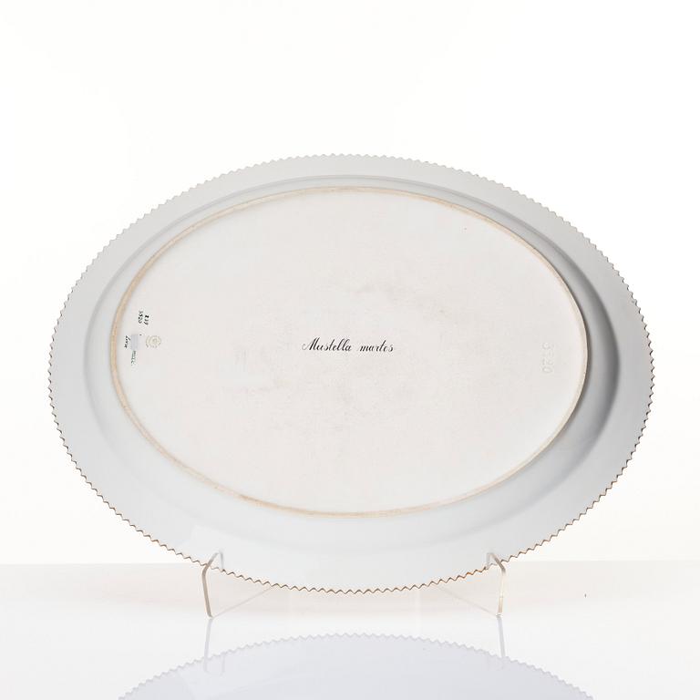 A Royal Copenhagen 'Fauna Danica' serving dish, Denmark, 20th Century.