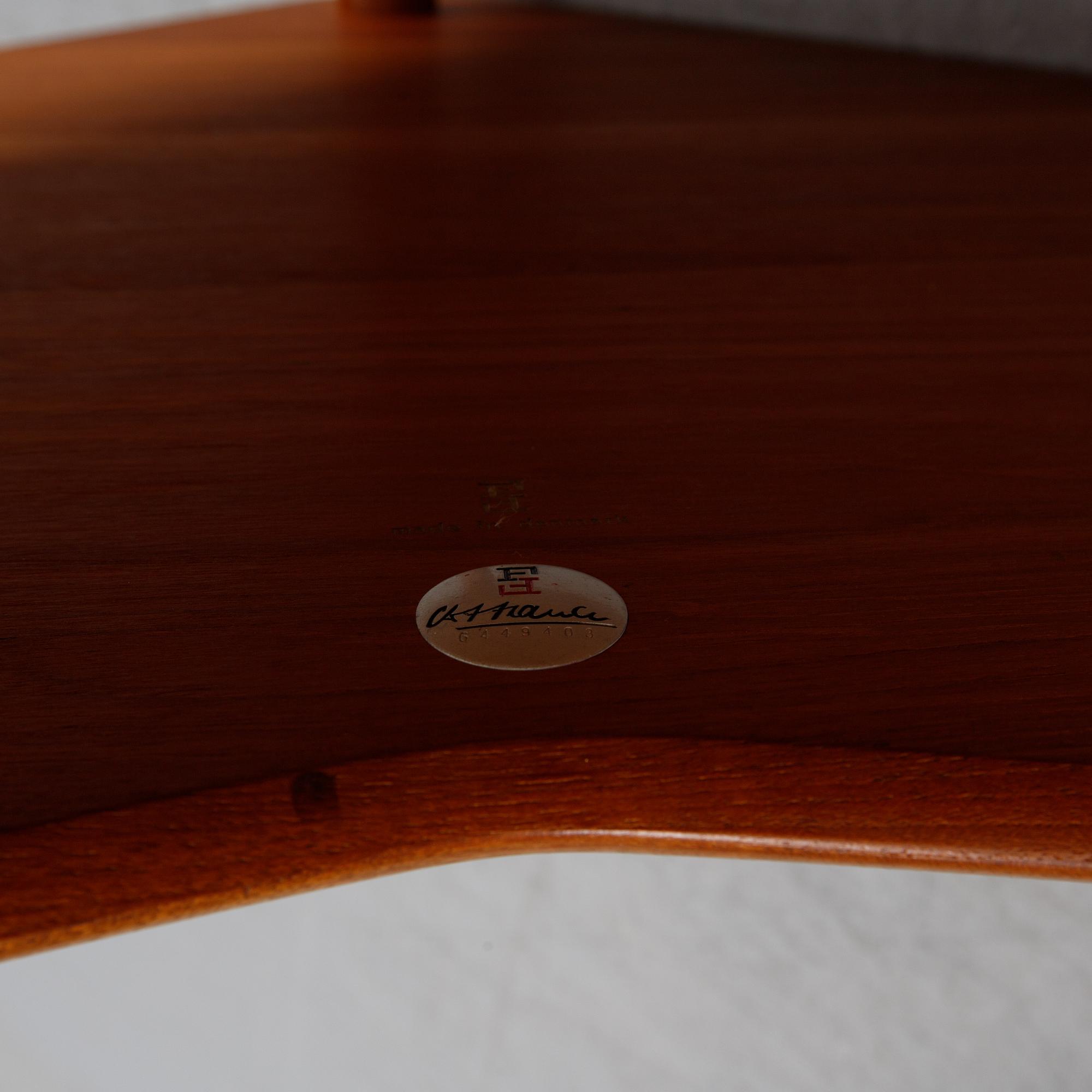 Peter Hvidt & Orla Mølgaard Nielsen, hörnsoffa med bord, 3 delar, "Minerva", France & Son, Danmark, 1950/60-tal.