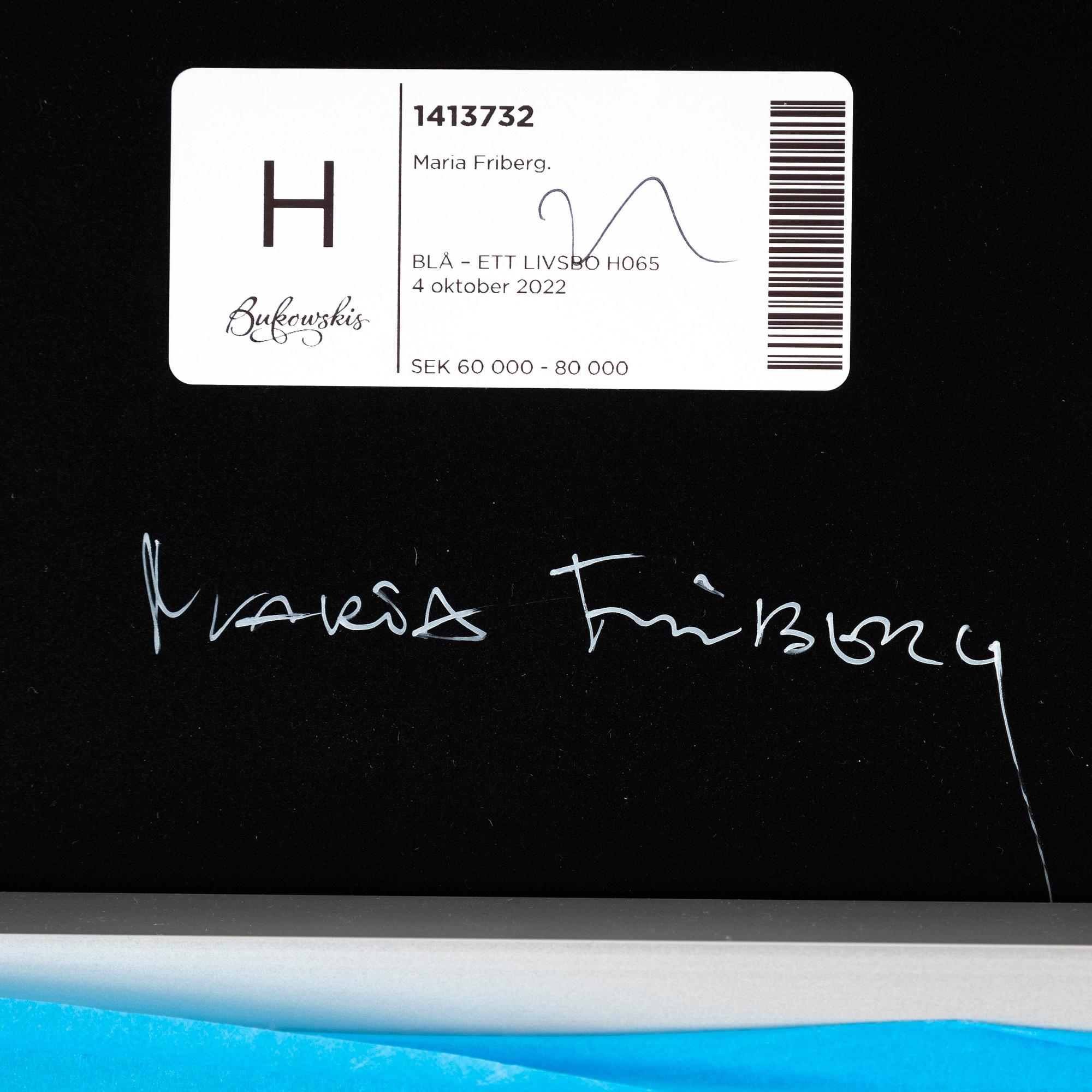 Maria Friberg, "Aware but still there 2", 2002.