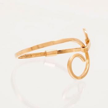 Elon Arenhill, armring 18K guld, Malmö 1963.