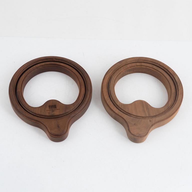 Claesson Koivisto Rune, two pairs of candlesticks, 'Bearing', Phase Design, 2010, of which one is a prototype.