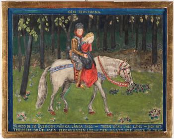 Birger Ljungquist · BIRGER LJUNGQUIST, gouache. Signerad och daterad 1950.