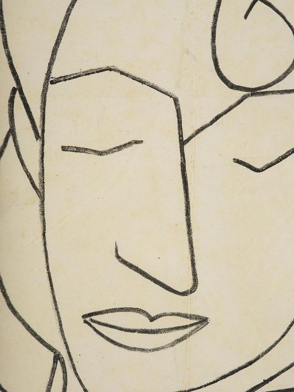 Françoise Gilot, Woman with closed eyes.