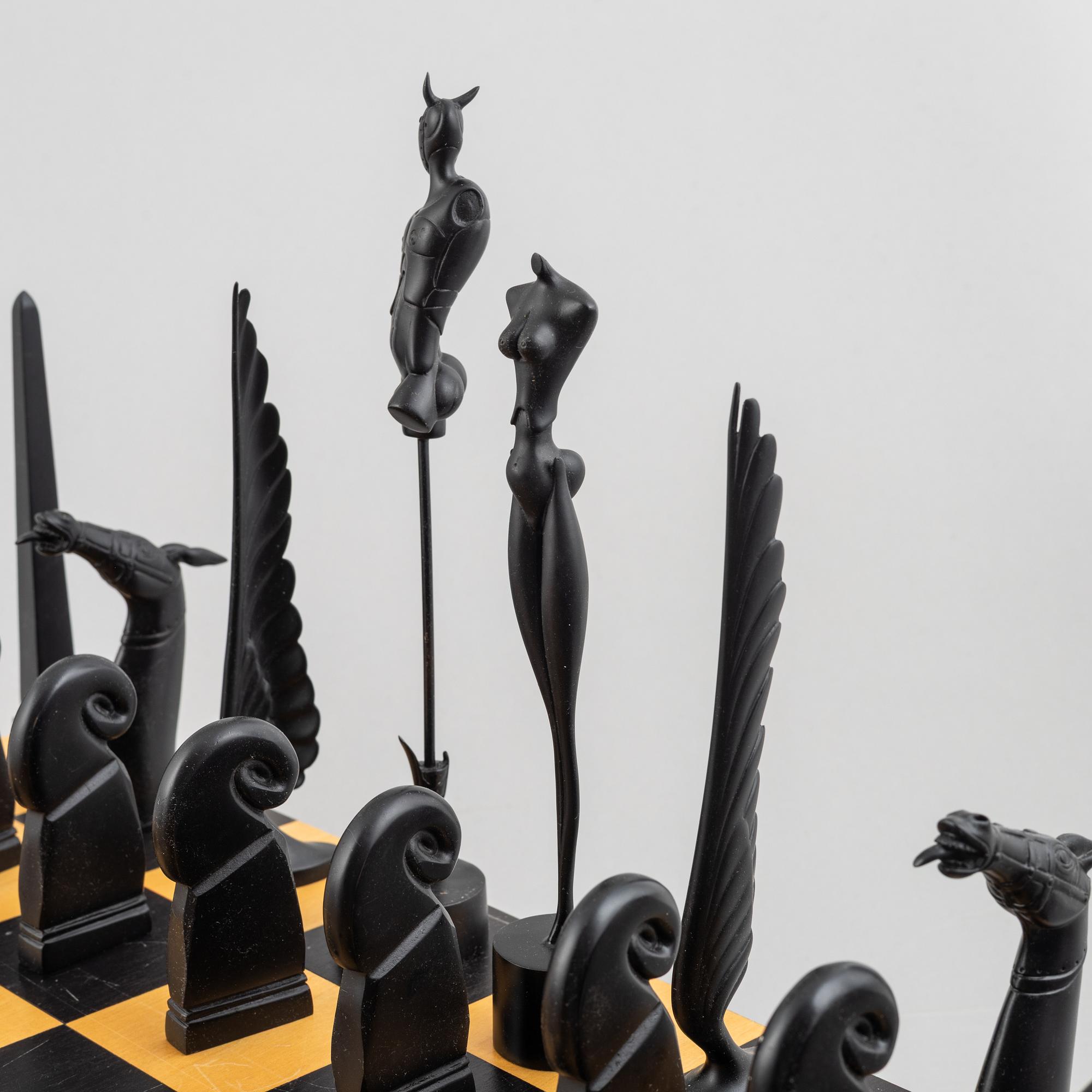 Paul Wunderlich, Chess game "Minotaurs".