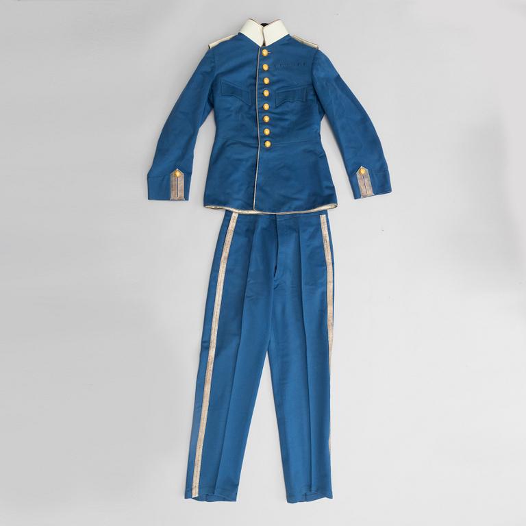 UNIFORM, svensk, m/1895 för officer vid Livregementets dragoner.