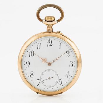 Hansa, pocket watch, 18K gold, 50.5 mm.