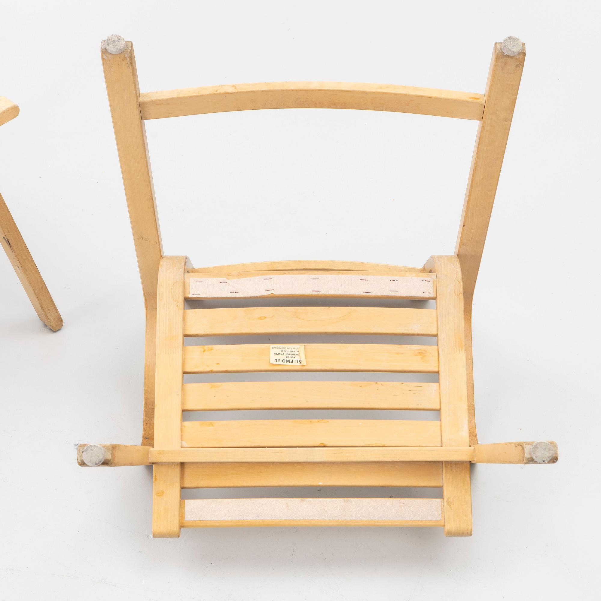 Karmstolar, 7 st, Källemo, 1900-talets slut.