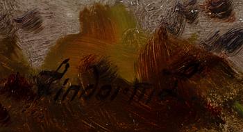 LINDORM LILJEFORS, olja på pannå, signerad.