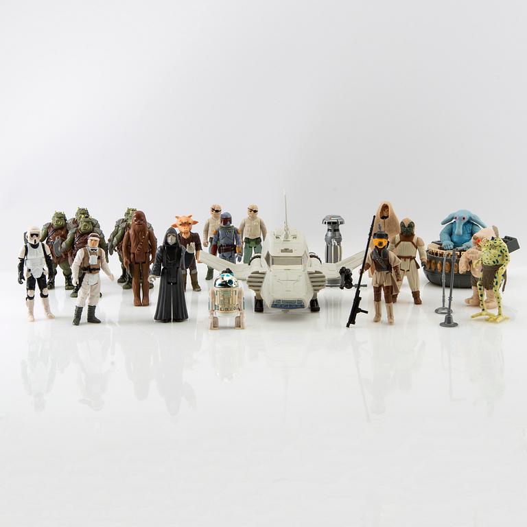 Collection of Star Wars figures, late 1970s-early 1980s.