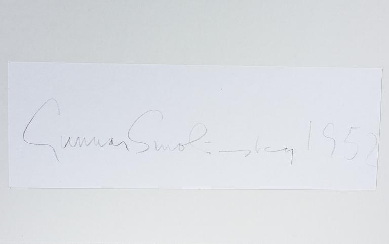 Gunnar Smoliansky, "Slussen", 1952.