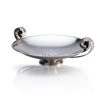 448. Atelier Borgila, skål på fot, sterling silver, Stockholm 1930.